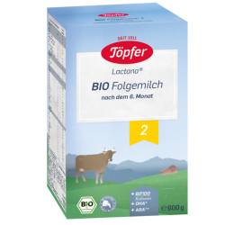 Lapte praf Bio 2 Lactana, +6 luni, 600 g, Topfer