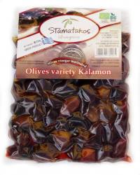 Masline Kalamata vidate, marinate in otet, eco-bio 250g