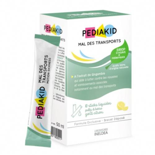 PEDIAKID Mal de Transport 10 sticks liquide, 5 ml