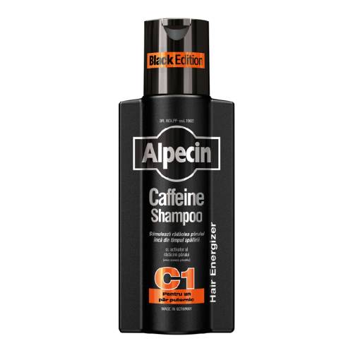 Sampon cu cafeina Black Edition, 250 ml, Alpecin