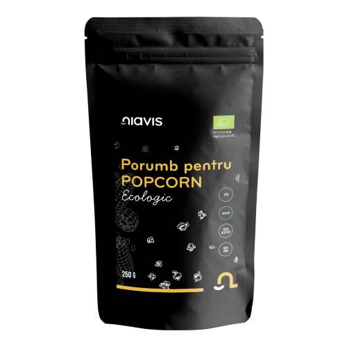 Porumb pentru Popcorn Ecologic, 250g, Niavis