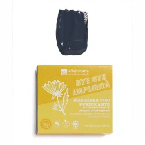 Masca fata concentrata Bye Bye Impurities, 35ml, La Saponaria