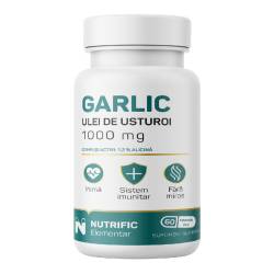 Garlic 1000mg ulei de usturoi, 60 capsule, Nutrific