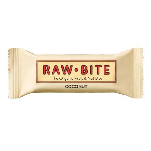 Baton fara gluten, Coconut bio, 50 g, Raw Bite