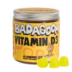 Vitamin D3, 60 jeleuri gumate, Badagoom