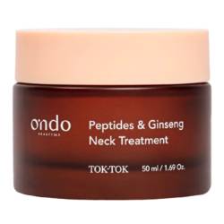 Crema pentru gat si decolteu cu 3 % Peptide, Ginseng si Retinol, 50ml, Ondo Beauty 36.5