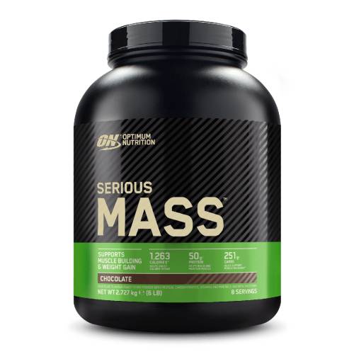 Gainer proteine din zer ON Serious Mass, Chocolate, 2.73 kg, Optimum Nutrition
