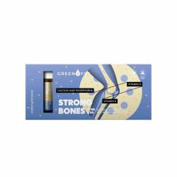 Greenify Strong Bones Shots intarirea oaselor si a dintilor, 20 bucati x 10 ml, Valentis