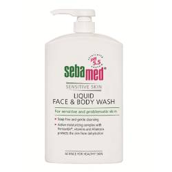 Lichid dermatologic de curatare fata si corp, 1000 ml, Sebamed