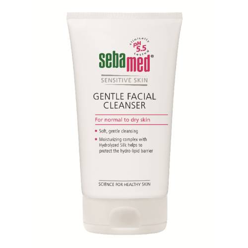 Gel dermatologic de curatare pentru fata, ten uscat si normal, 150 ml, Sebamed