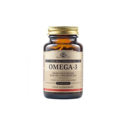 Solgar Omega-3 Double Strength Softgels, 30 capsule