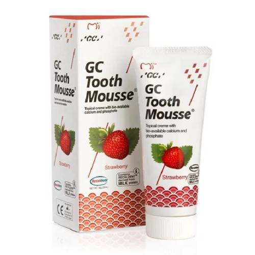 Creama dentara cu aroma de capsuni Tooth Mousse, 40 g, GC Dental