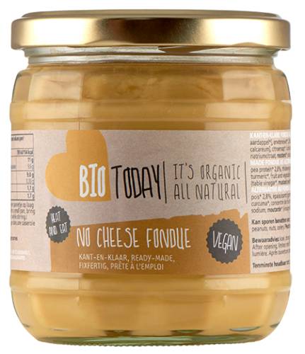 Crema vegana - No Cheese Fondue eco-bio, 400g, Bio Today