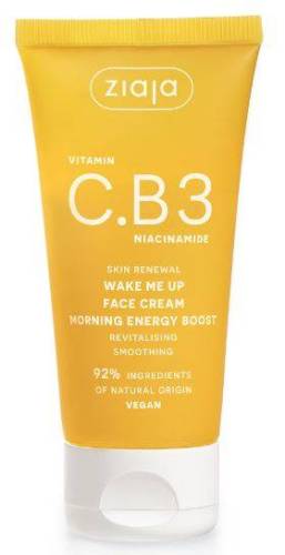 Crema de zi Cu Vitamina C si B3 Niacianamida, Wake Me Up 50ml - Ziaja