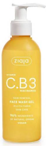 Gel de curatare pentru fata cu Vitamina C si B3 Niaciamida 190ml - Ziaja
