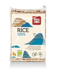 Rondele de orez expandat cu sare, eco-bio,  130 g, Lima