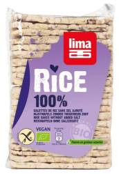 Rondele din orez expandat fara sare, eco-bio, 130 g, Lima