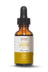 Ulei din seminte de in, eco-bio, 30 ml, Wooden Spoon