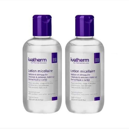 Ivatherm Apa Termala micelara piele sensibila 250 ml 1+1 CADOU