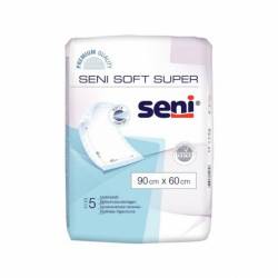 Aleze de protectie Soft Super, 90 cm*60 cm, 5 bucati, Seni